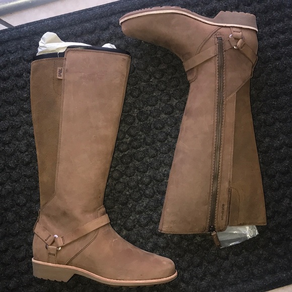 TEVA DE LA VINA DOS TALL WOMENS LEATHER BOOTS #6 - Picture 9 of 9